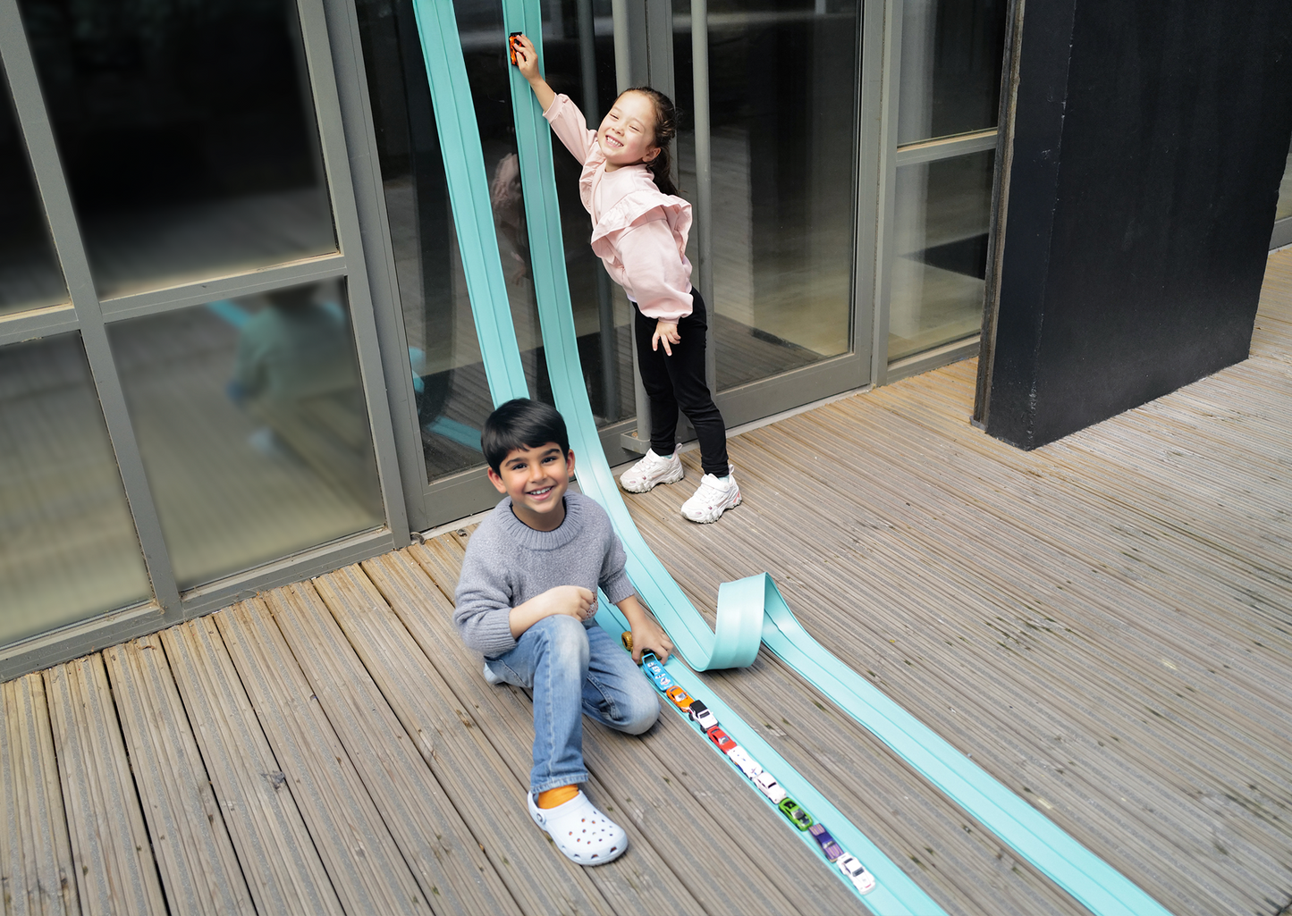 circuit voiture pliable enfant facile à transporter voyage
